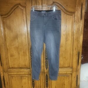 Democracy "Ab" Solution Grey Demin Booty Lift Plus Leggings Sz 20 Gently Used